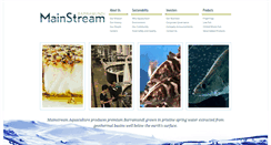 Desktop Screenshot of mainstreamaquaculture.com